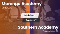 Matchup: Marengo Academy vs. Southern Academy  2017