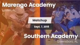 Matchup: Marengo Academy vs. Southern Academy  2018