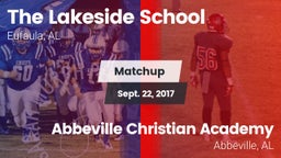 Matchup: Lakeside vs. Abbeville Christian Academy  2017