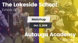 Matchup: Lakeside vs. Autauga Academy  2018