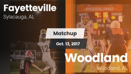 Matchup: Fayetteville vs. Woodland  2017