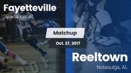 Matchup: Fayetteville vs. Reeltown  2017