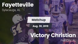 Matchup: Fayetteville vs. Victory Christian  2019