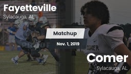Matchup: Fayetteville vs. Comer  2019