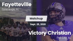 Matchup: Fayetteville vs. Victory Christian  2020