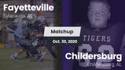 Matchup: Fayetteville vs. Childersburg  2020