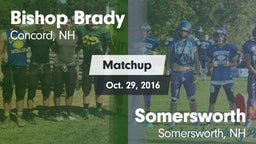 Matchup: Bishop Brady vs. Somersworth  2016