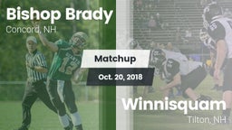 Matchup: Bishop Brady vs. Winnisquam  2018