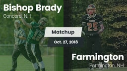 Matchup: Bishop Brady vs. Farmington  2018