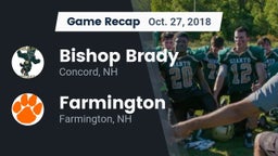 Recap: Bishop Brady  vs. Farmington  2018