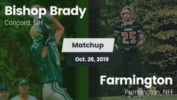 Matchup: Bishop Brady vs. Farmington  2019
