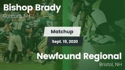 Matchup: Bishop Brady vs. Newfound Regional  2020