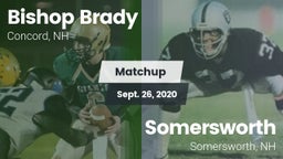 Matchup: Bishop Brady vs. Somersworth  2020
