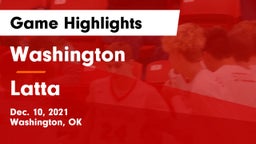 Washington  vs Latta Game Highlights - Dec. 10, 2021