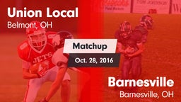 Matchup: Union Local vs. Barnesville  2016