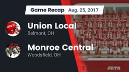 Recap: Union Local  vs. Monroe Central  2017