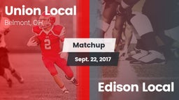 Matchup: Union Local vs. Edison Local  2017