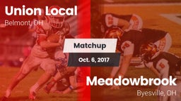 Matchup: Union Local vs. Meadowbrook  2017