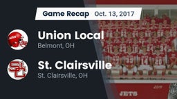 Recap: Union Local  vs. St. Clairsville  2017