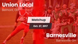 Matchup: Union Local vs. Barnesville  2017