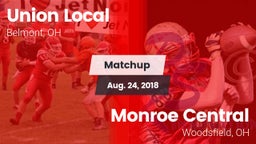 Matchup: Union Local vs. Monroe Central  2018