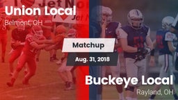 Matchup: Union Local vs. Buckeye Local  2018