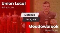 Matchup: Union Local vs. Meadowbrook  2018