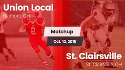 Matchup: Union Local vs. St. Clairsville  2018