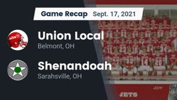 Recap: Union Local  vs. Shenandoah  2021