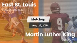 Matchup: East St. Louis vs. Martin Luther King  2018
