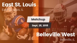 Matchup: East St. Louis vs. Belleville West  2018
