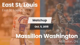 Matchup: East St. Louis vs. Massillon Washington  2018