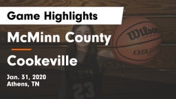 McMinn County  vs Cookeville  Game Highlights - Jan. 31, 2020