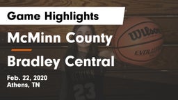 McMinn County  vs Bradley Central  Game Highlights - Feb. 22, 2020