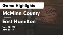 McMinn County  vs East Hamilton  Game Highlights - Jan. 22, 2021