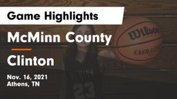 McMinn County  vs Clinton  Game Highlights - Nov. 16, 2021