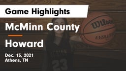 McMinn County  vs Howard  Game Highlights - Dec. 15, 2021