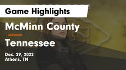 McMinn County  vs Tennessee  Game Highlights - Dec. 29, 2022