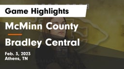 McMinn County  vs Bradley Central  Game Highlights - Feb. 3, 2023