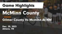 McMinn County  vs Gilmer County Vs Mcminn At NM Game Highlights - Dec. 20, 2023