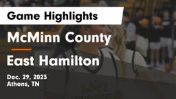 McMinn County  vs East Hamilton  Game Highlights - Dec. 29, 2023