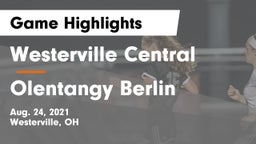Westerville Central  vs Olentangy Berlin  Game Highlights - Aug. 24, 2021