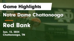 Notre Dame Chattanooga vs Red Bank  Game Highlights - Jan. 13, 2024
