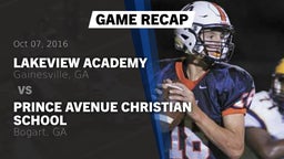 Recap: Lakeview Academy  vs. Prince Avenue Christian School 2016