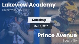 Matchup: Lakeview Academy vs. Prince Avenue  2017