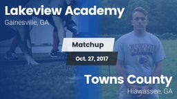 Matchup: Lakeview Academy vs. Towns County  2017