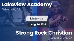 Matchup: Lakeview Academy vs. Strong Rock Christian  2018