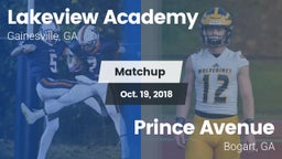 Matchup: Lakeview Academy vs. Prince Avenue  2018