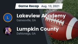 Recap: Lakeview Academy  vs. Lumpkin County  2021