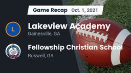 Recap: Lakeview Academy  vs. Fellowship Christian School 2021